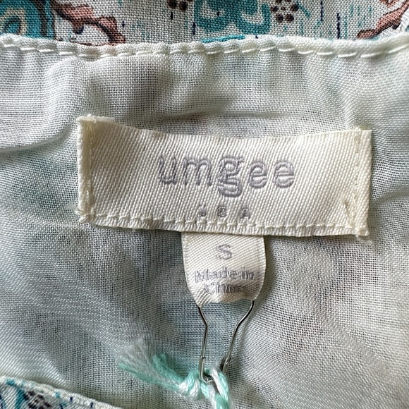 NWT UMGEE MINI TUNIC DRESS BOHO BELL SLEEVE EMPIRE WAIST | SIZE: SMALL - Picture 10 of 10